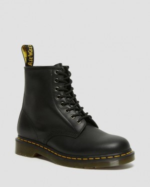 Dr Martens 1460 Nappa Læder Blonder Up Støvler Dame Sort | Danmark_Dr18721