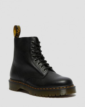 Dr Martens 1460 Pascal Bex Pisa Læder Blonder Up Støvler Dame Sort | Danmark_Dr14587