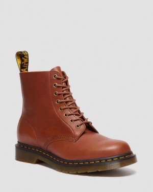 Dr Martens 1460 Pascal Carrara Læder Blonder Up Støvler Dame Brune | Danmark_Dr15580