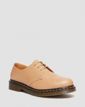 Dr Martens 1461 Carrara Læder Oxford Sko Dame Beige | Danmark_Dr60656