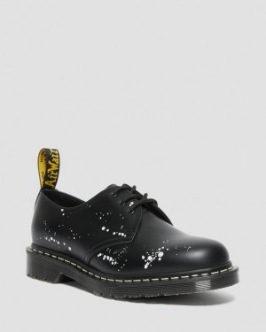 Dr Martens 1461 Neighborhood Smooth Læder Oxford Sko Herre Sort | Danmark_Dr82670