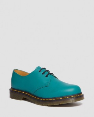 Dr Martens 1461 Smooth Læder Oxford Sko Dame Turkis Grøn | Danmark_Dr63809