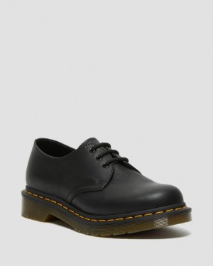 Dr Martens 1461 Women's Virginia Læder Oxford Sko Dame Sort | Danmark_Dr46511