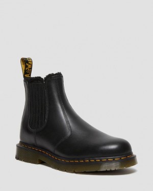 Dr Martens 2976 DM's Wintergrip Læder Chelsea Støvler Herre Sort | Danmark_Dr54215