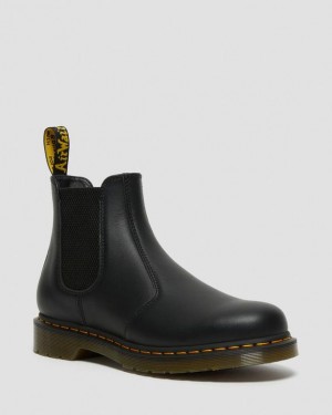 Dr Martens 2976 Nappa Læder Chelsea Støvler Herre Sort | Danmark_Dr35535