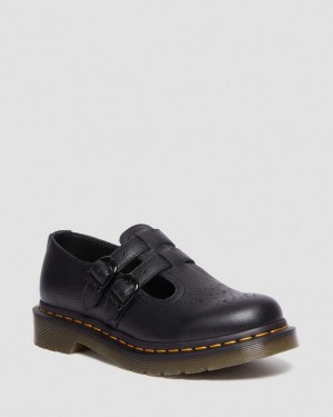 Dr Martens 8065 Virginia Læder Mary Jane Sko Dame Sort | Danmark_Dr98448