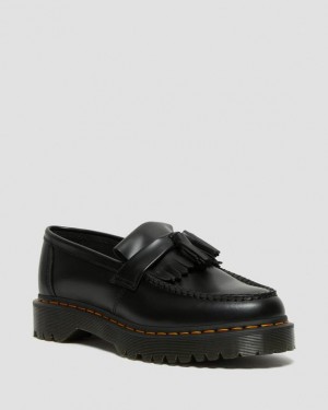 Dr Martens Adrian Bex Smooth Læder Tassel Loafers Sko Dame Sort | Danmark_Dr76750