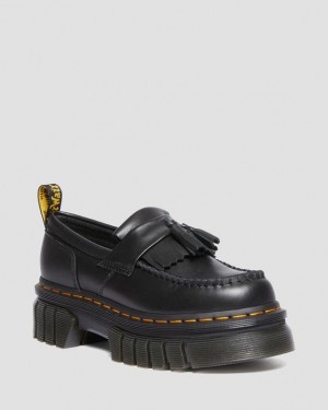 Dr Martens Audrick Nappa Lux Platform Sko Dame Sort | Danmark_Dr10641