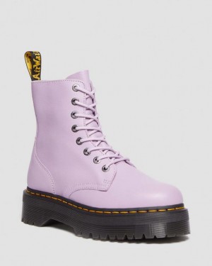 Dr Martens Jadon III Boot Pisa Læder Platforms Støvler Dame Lilla | Danmark_Dr24490