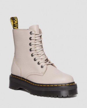 Dr Martens Jadon III Boot Pisa Læder Platforms Støvler Herre Grå Brune | Danmark_Dr77484