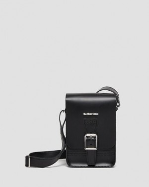 Dr Martens Læder Vertical Crossbody Tasker Accessories Sort | Danmark_Dr56579