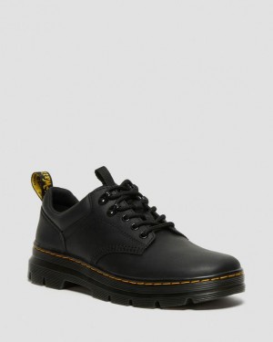 Dr Martens Reeder Wyoming Læder Utility Sko Herre Sort | Danmark_Dr41389