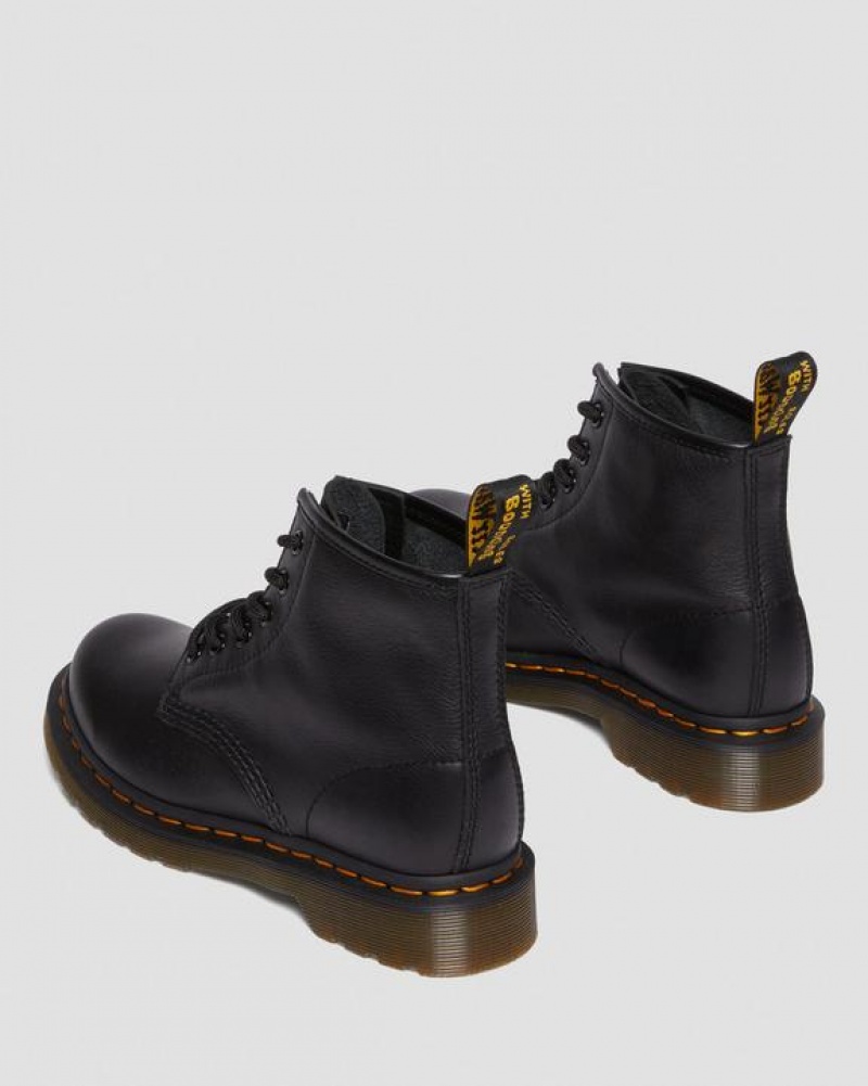 Dr Martens 101 Virginia Læder Ankle Støvler Dame Sort | Danmark_Dr20242