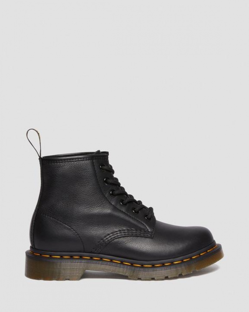 Dr Martens 101 Virginia Læder Ankle Støvler Dame Sort | Danmark_Dr20242