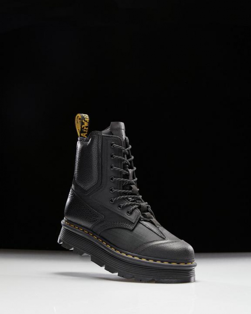 Dr Martens 1460 Beta Zebzag Platform Støvler Dame Sort | Danmark_Dr47990