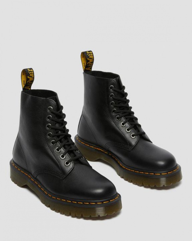 Dr Martens 1460 Pascal Bex Pisa Læder Blonder Up Støvler Dame Sort | Danmark_Dr14587