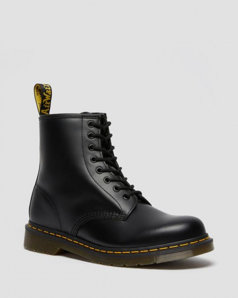 Dr Martens 1460 Smooth Læder Blonder Up Støvler Dame Sort | Danmark_Dr42470