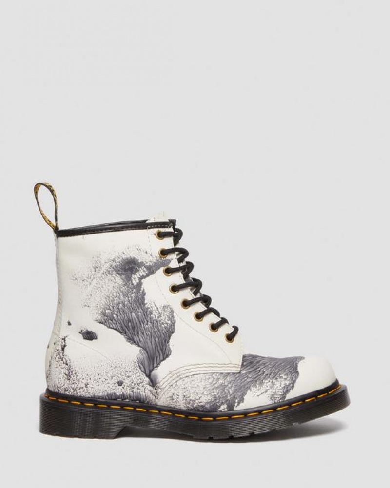 Dr Martens 1460 Tate 'Decalcomania' Backhand Læder Blonder Up Støvler Dame Flerfarvede | Danmark_Dr86560