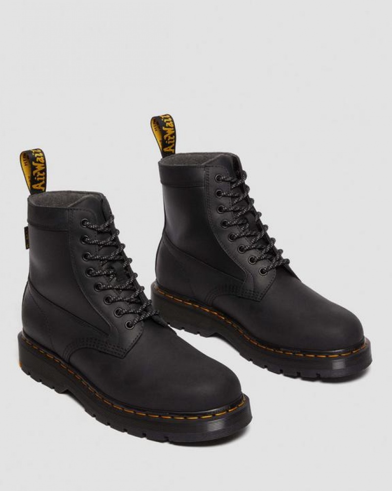 Dr Martens 1460 Trinity Wintergrip Vandtætte Støvler Dame Sort | Danmark_Dr95439