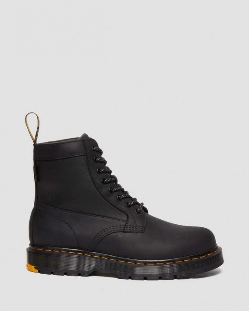 Dr Martens 1460 Trinity Wintergrip Vandtætte Støvler Dame Sort | Danmark_Dr95439