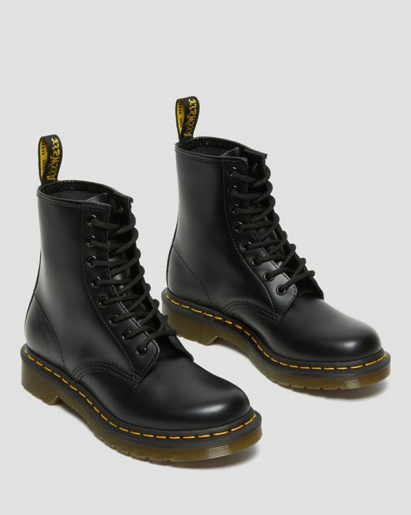 Dr Martens 1460 Women's Smooth Læder Blonder Up Støvler Dame Sort | Danmark_Dr26277