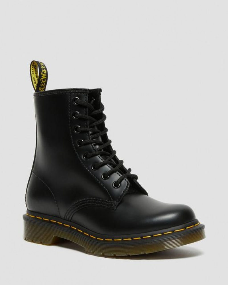 Dr Martens 1460 Women's Smooth Læder Blonder Up Støvler Dame Sort | Danmark_Dr26277