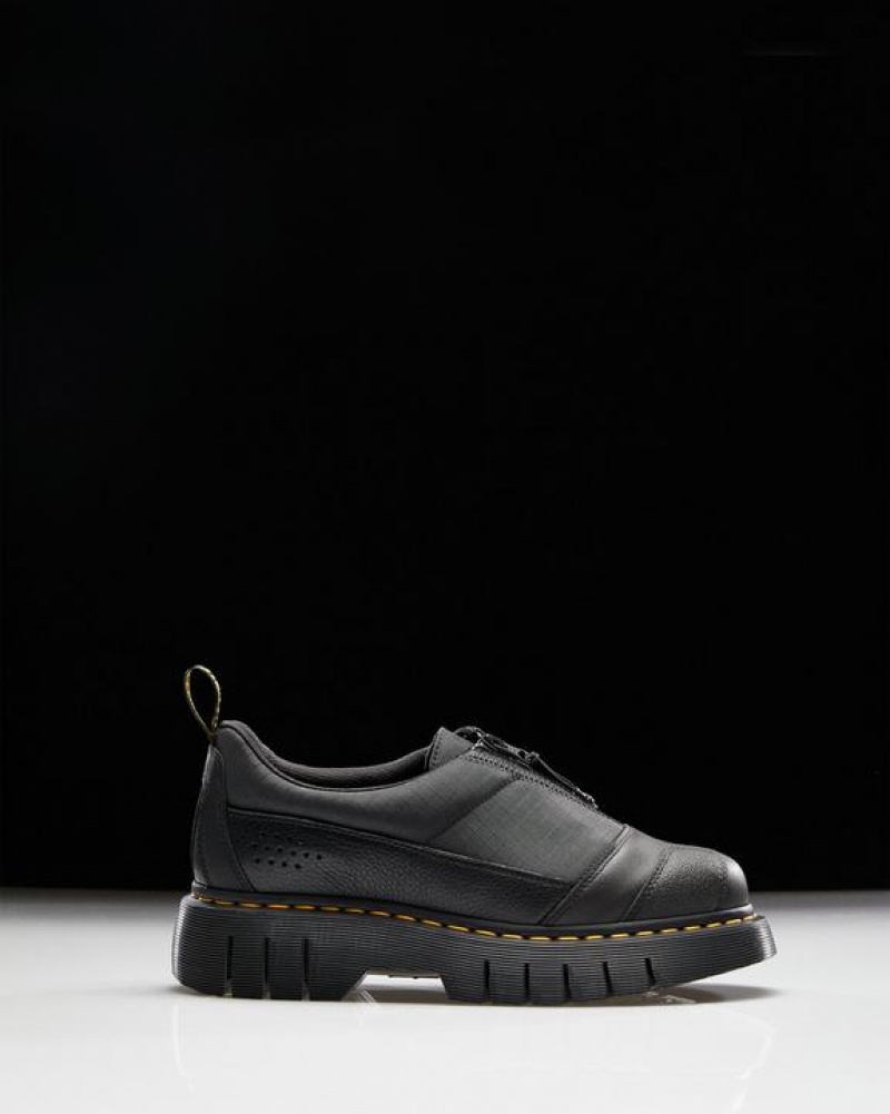 Dr Martens 1461 Beta Clubwedge Oxford Platform Sko Dame Sort | Danmark_Dr31149