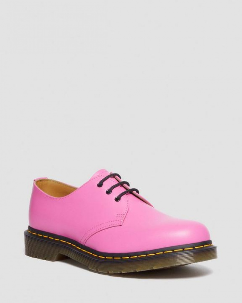 Dr Martens 1461 Smooth Læder Oxford Sko Dame Lyserød | Danmark_Dr28233