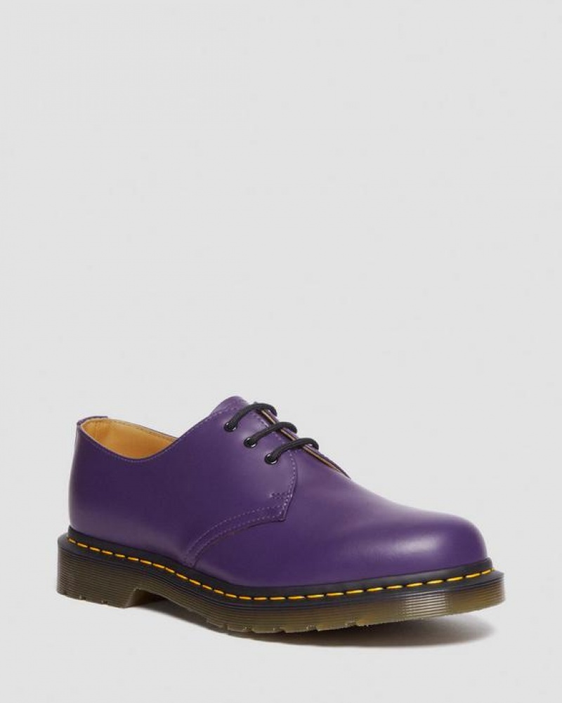 Dr Martens 1461 Smooth Læder Oxford Sko Dame Lilla | Danmark_Dr47018