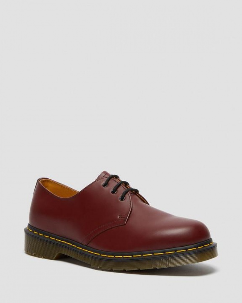 Dr Martens 1461 Smooth Læder Oxford Sko Dame Lyserød Rød | Danmark_Dr26449