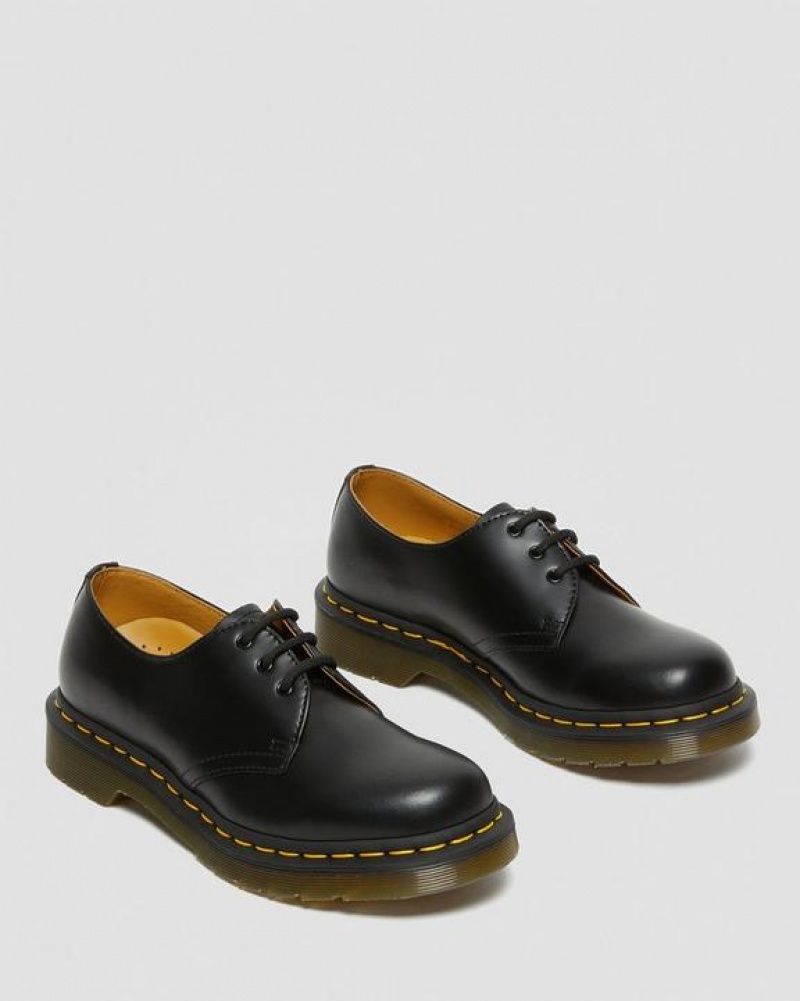 Dr Martens 1461 Women's Smooth Læder Oxford Sko Dame Sort | Danmark_Dr45314