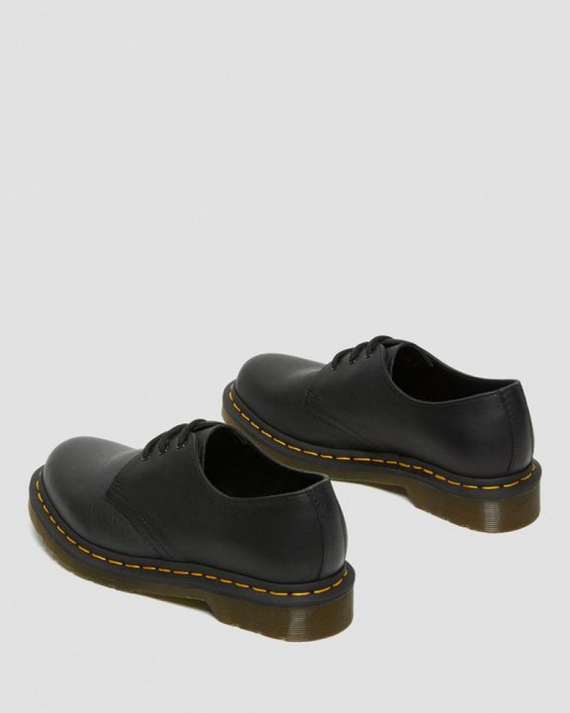 Dr Martens 1461 Women's Virginia Læder Oxford Sko Dame Sort | Danmark_Dr46511