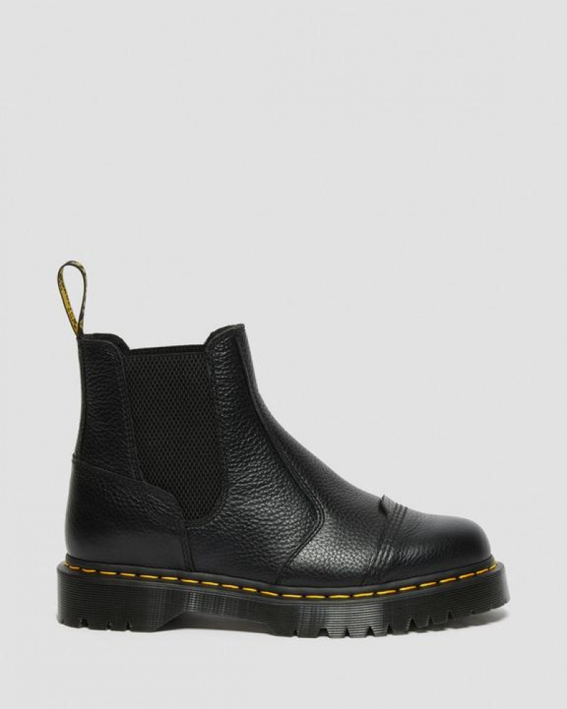 Dr Martens 2976 Bex Fleece-Forede Platform Chelsea Støvler Dame Sort | Danmark_Dr78791