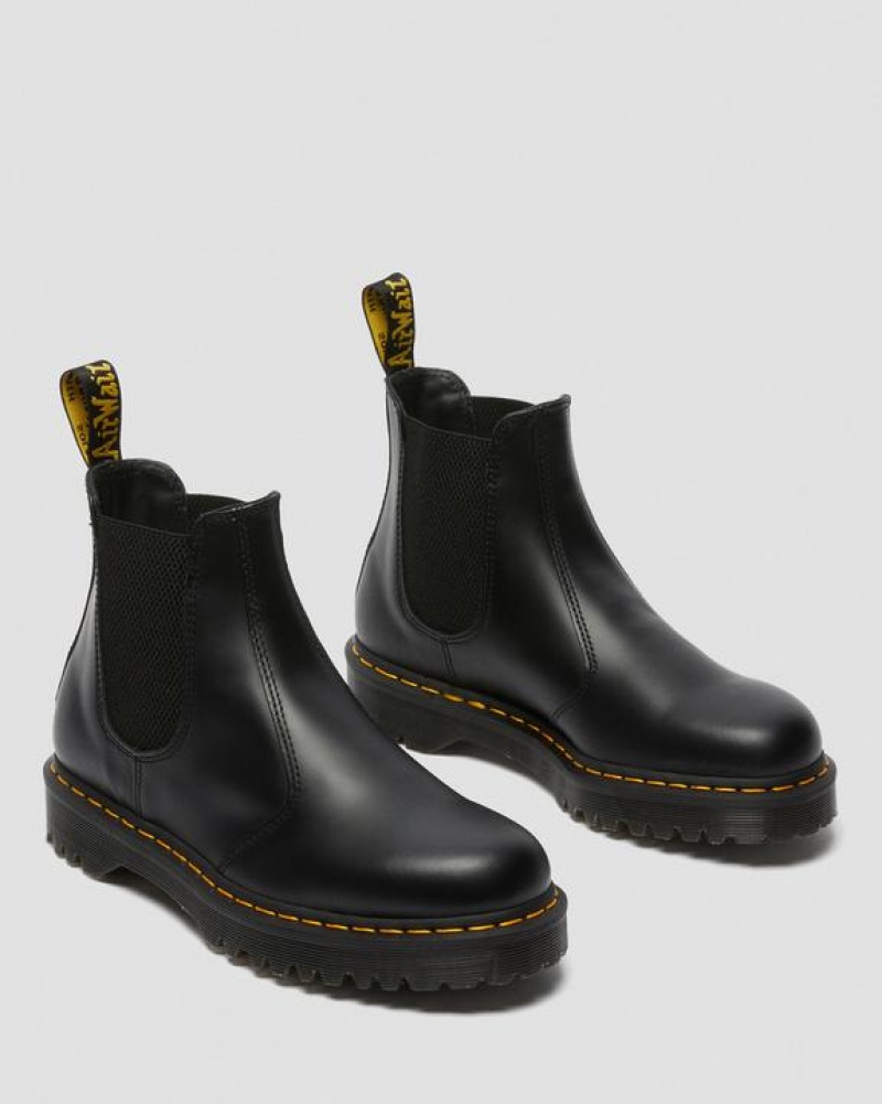 Dr Martens 2976 Bex Smooth Læder Chelsea Støvler Dame Sort | Danmark_Dr63521