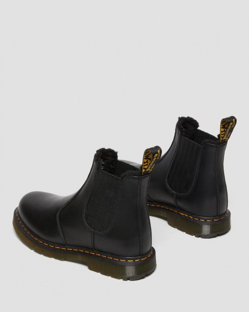 Dr Martens 2976 DM's Wintergrip Læder Chelsea Støvler Dame Sort | Danmark_Dr72381