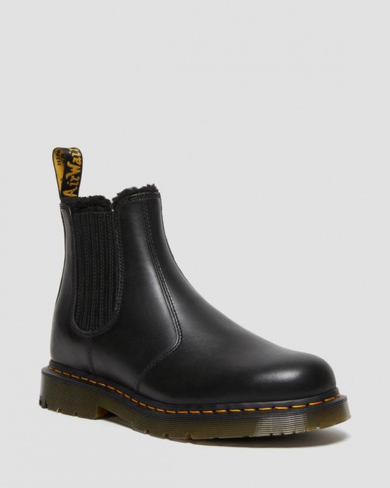 Dr Martens 2976 DM's Wintergrip Læder Chelsea Støvler Dame Sort | Danmark_Dr72381