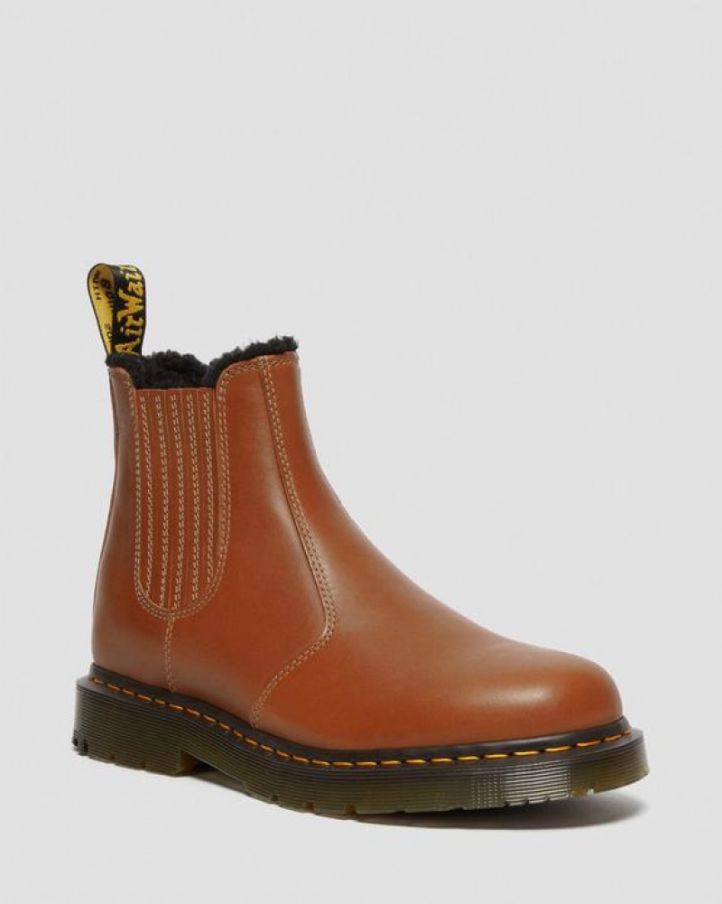 Dr Martens 2976 DM's Wintergrip Læder Chelsea Støvler Dame Brune | Danmark_Dr69267