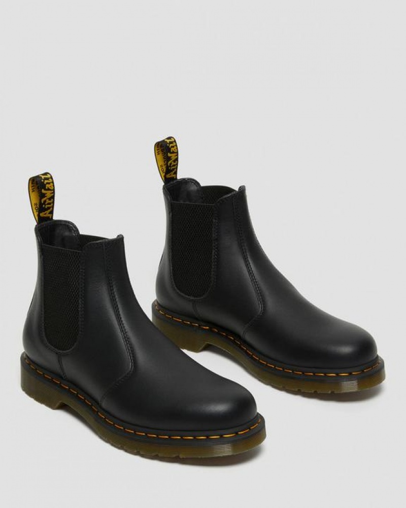 Dr Martens 2976 Nappa Læder Chelsea Støvler Dame Sort | Danmark_Dr63029