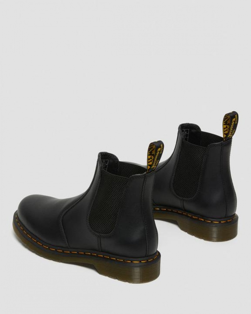 Dr Martens 2976 Nappa Læder Chelsea Støvler Dame Sort | Danmark_Dr63029