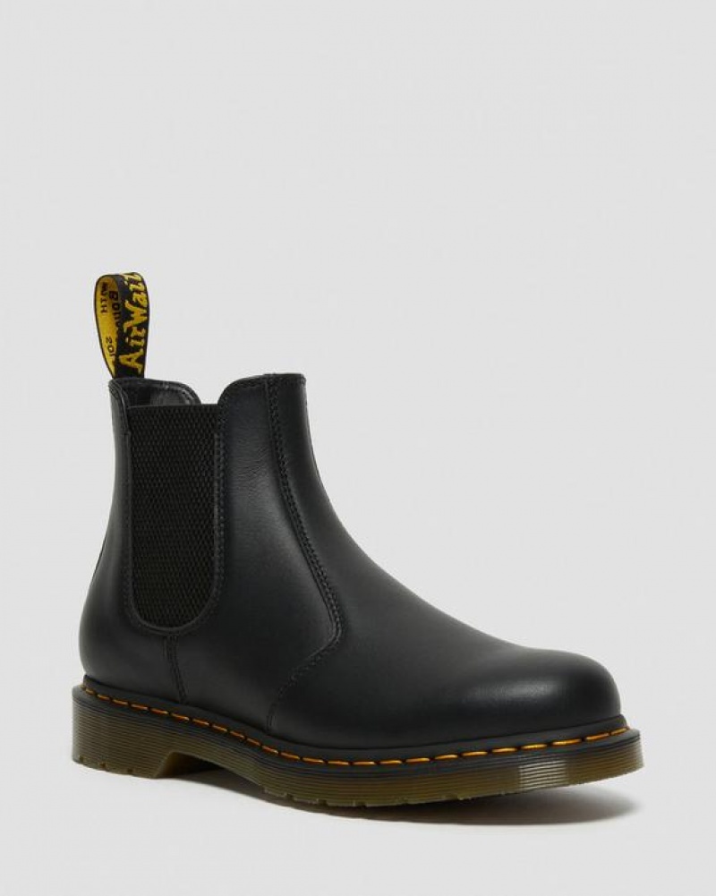 Dr Martens 2976 Nappa Læder Chelsea Støvler Dame Sort | Danmark_Dr63029