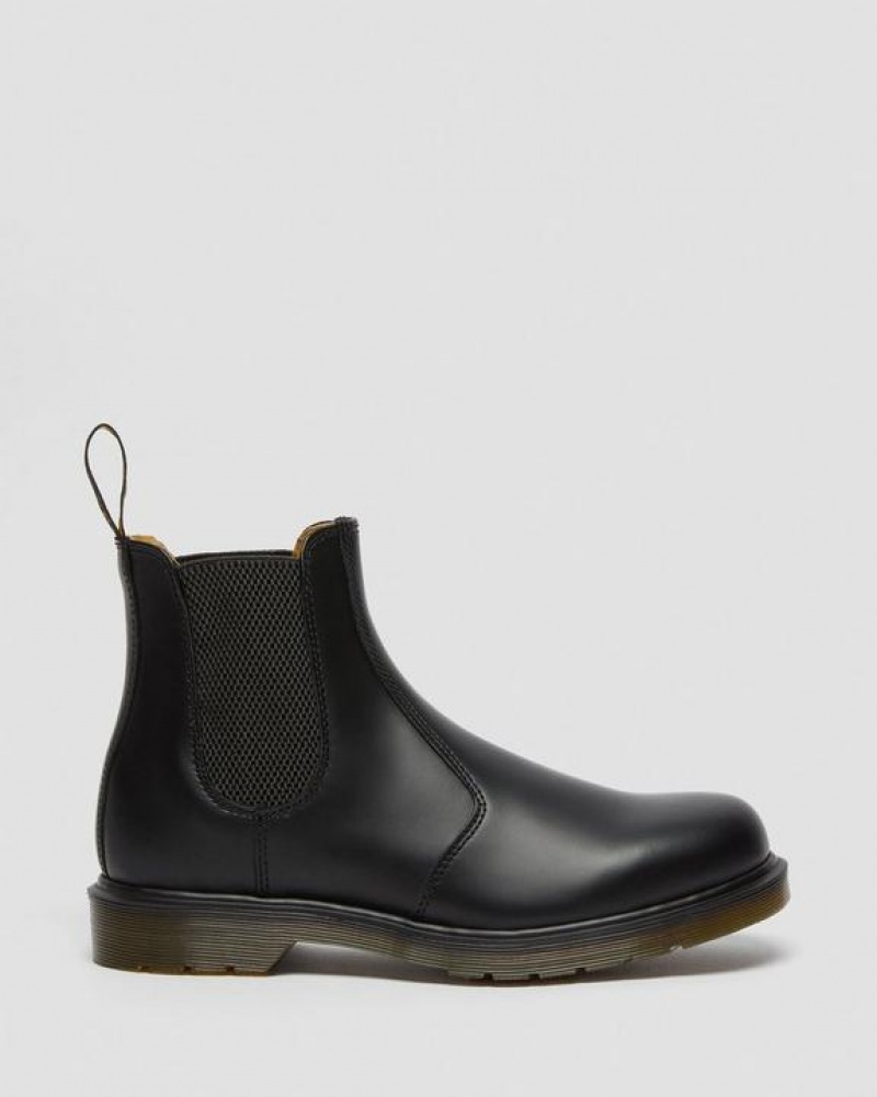 Dr Martens 2976 Smooth Læder Chelsea Støvler Dame Sort | Danmark_Dr33007