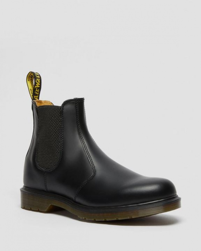 Dr Martens 2976 Smooth Læder Chelsea Støvler Dame Sort | Danmark_Dr33007