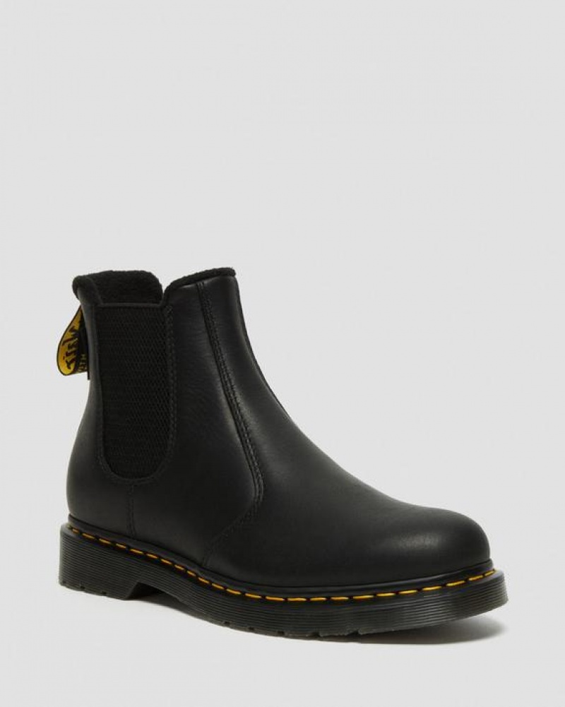 Dr Martens 2976 Warmwair Læder Chelsea Støvler Dame Sort | Danmark_Dr75319