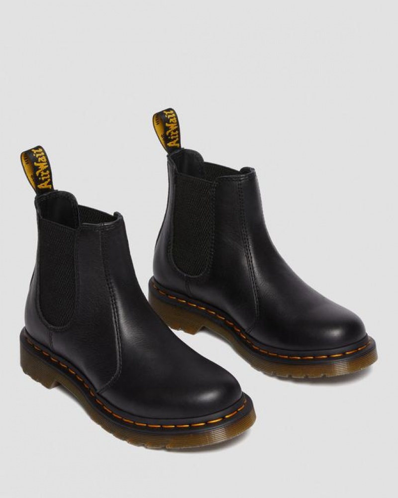 Dr Martens 2976 Women's Læder Chelsea Støvler Dame Sort | Danmark_Dr42377