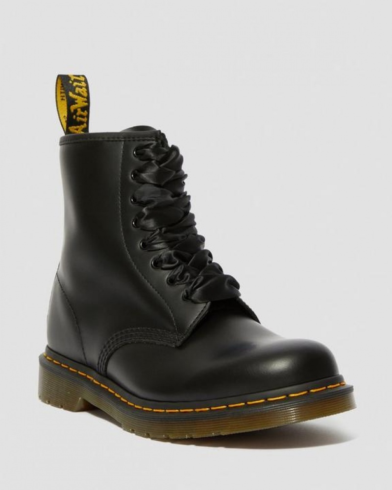 Dr Martens 55 inch Ribbon (8-10 Eye) Snørebånd Accessories Sort | Danmark_Dr40824