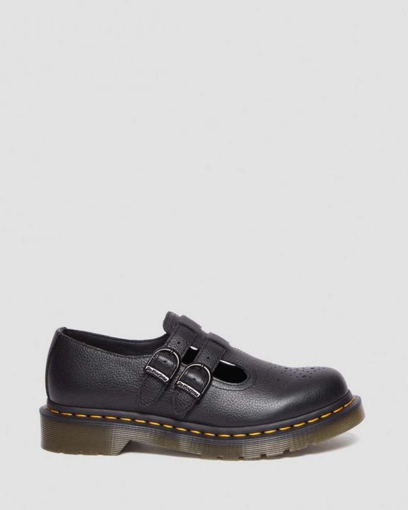 Dr Martens 8065 Virginia Læder Mary Jane Sko Dame Sort | Danmark_Dr98448