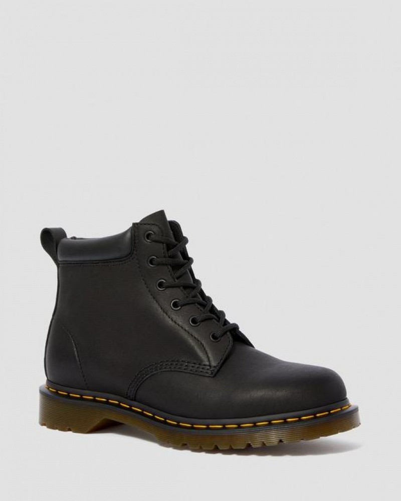 Dr Martens 939 Ben Boot Læder Blonder Up Støvler Dame Sort | Danmark_Dr99791