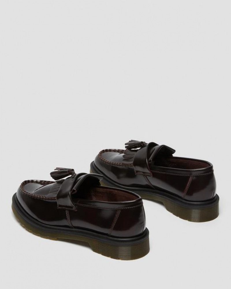 Dr Martens Adrian Arcadia Læder Tassel Loafers Sko Dame Lyserød Rød | Danmark_Dr17819