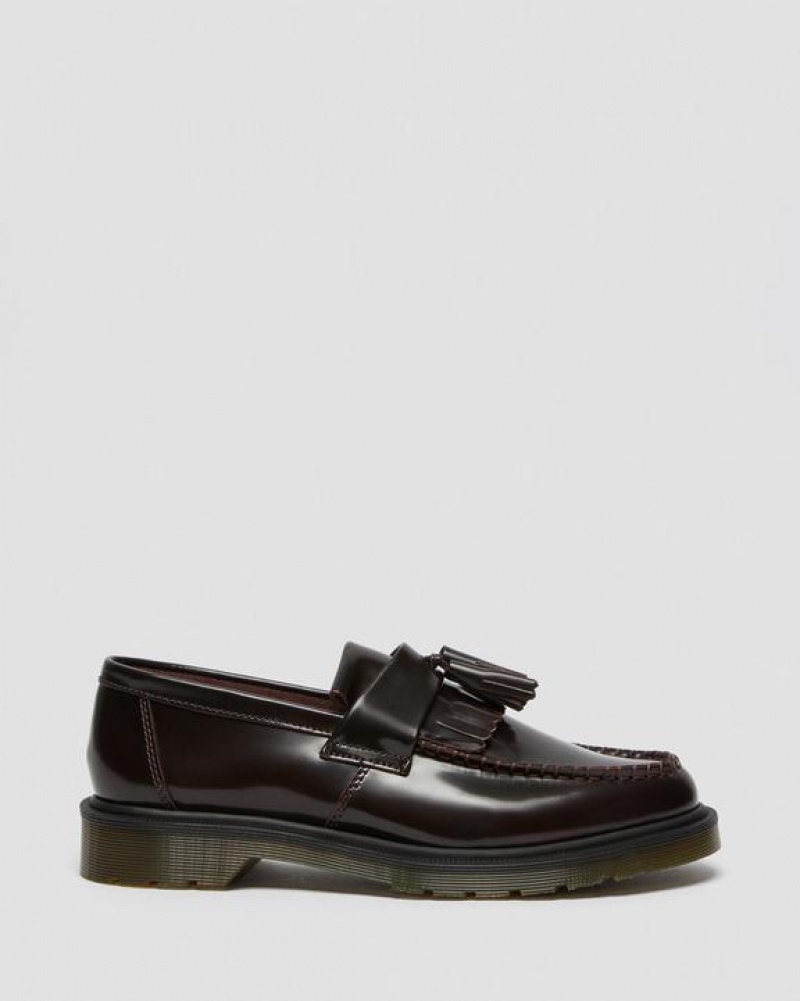 Dr Martens Adrian Arcadia Læder Tassel Loafers Sko Dame Lyserød Rød | Danmark_Dr17819