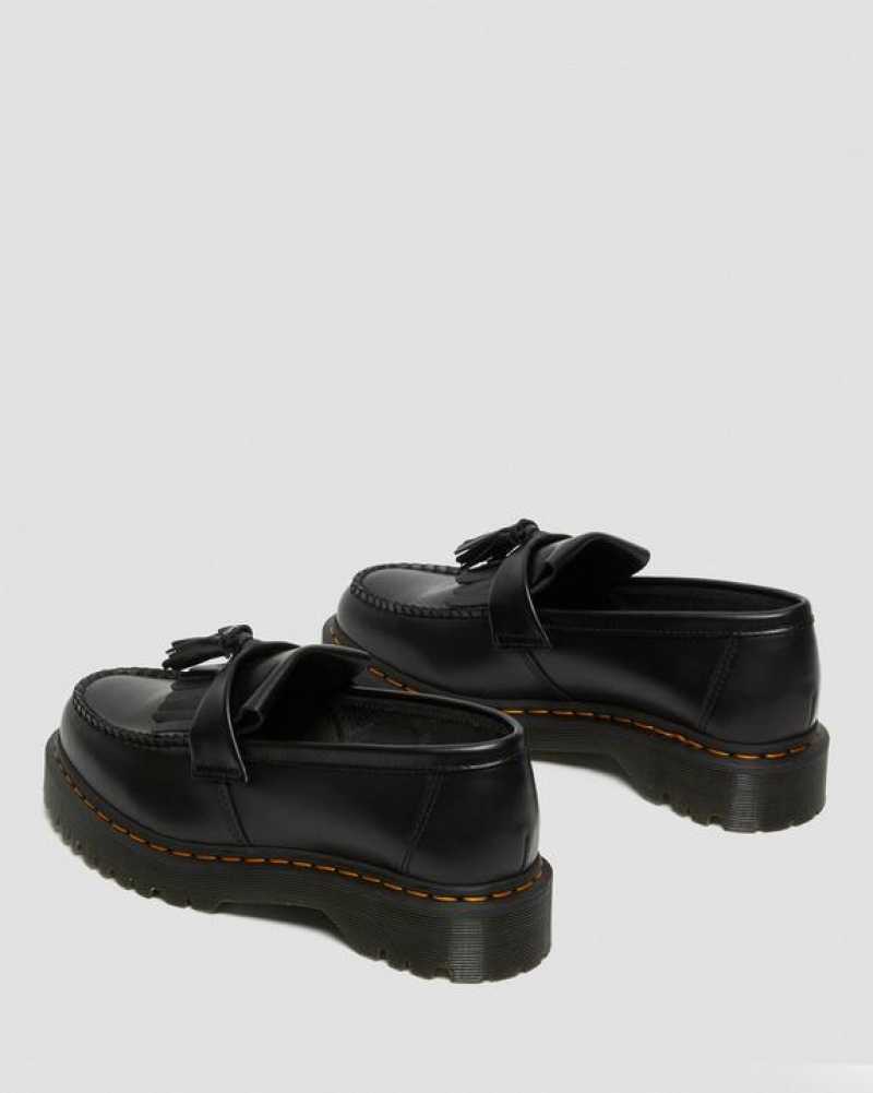 Dr Martens Adrian Bex Smooth Læder Tassel Loafers Sko Dame Sort | Danmark_Dr76750